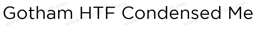 Gotham HTF Condensed Medium字体转换
